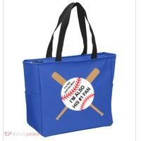 Funny Baseball Mom Tote Bag thumb 2