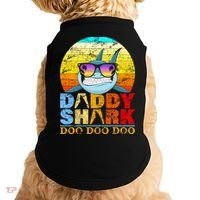 Funny Beach Daddy Shark Doo Doggie Tank thumb 0