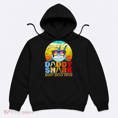 Funny Beach Daddy Shark Doo Hoodie