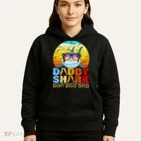 Funny Beach Daddy Shark Doo Hoodie thumb 5