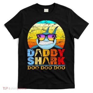 Funny Beach Daddy Shark Doo T-Shirt