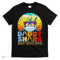 Funny Beach Daddy Shark Doo T-Shirt thumb 0