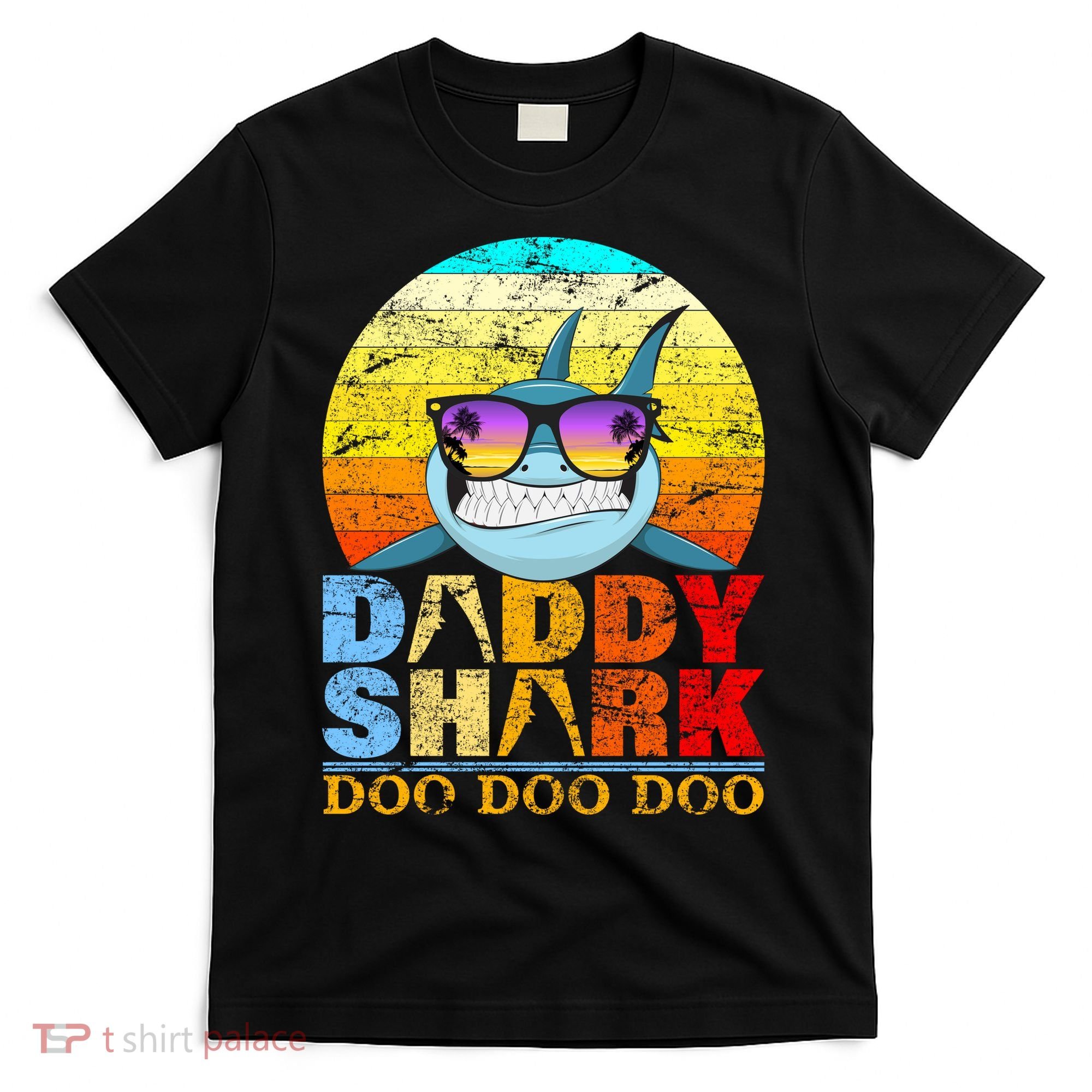 Funny Beach Daddy Shark Doo T-Shirt