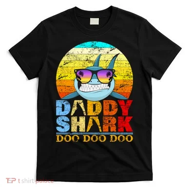 Funny Beach Daddy Shark Doo T-Shirt