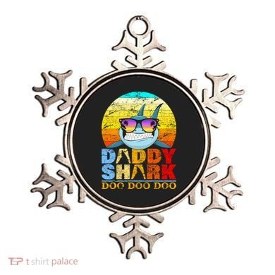Funny Beach Daddy Shark Doo Ornament