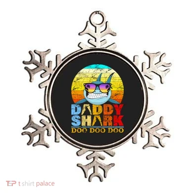 Funny Beach Daddy Shark Doo Ornament