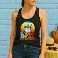 Funny Beach Daddy Shark Doo Women's Tank Top thumb 2