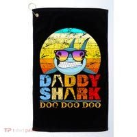 Funny Beach Daddy Shark Doo Golf Towel thumb 0