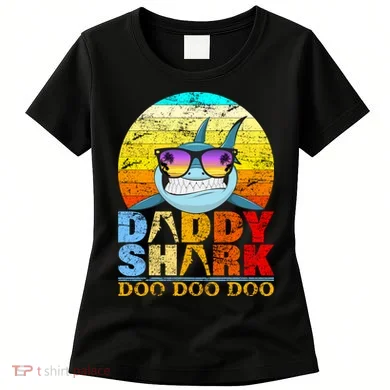 Funny Beach Daddy Shark Doo Women's T-Shirt
