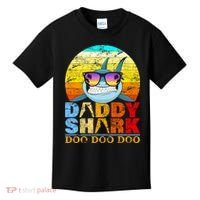 Funny Beach Daddy Shark Doo Kids T-Shirt thumb 0
