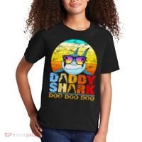 Funny Beach Daddy Shark Doo Kids T-Shirt thumb 2