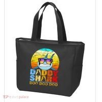 Funny Beach Daddy Shark Doo Tote Bag thumb 3