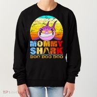Funny Beach Mommy Shark Doo Women's Sweatshirt thumb 0