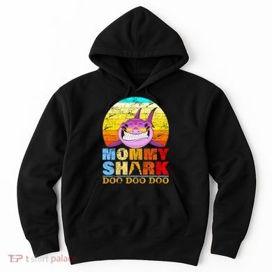 Funny Beach Mommy Shark Doo Hoodie