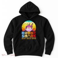 Funny Beach Mommy Shark Doo Hoodie thumb 0