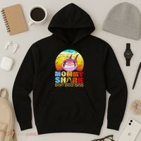 Funny Beach Mommy Shark Doo Hoodie thumb 3