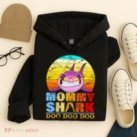 Funny Beach Mommy Shark Doo Hoodie thumb 4