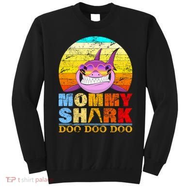 Funny Beach Mommy Shark Doo Sweatshirt