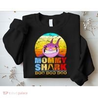 Funny Beach Mommy Shark Doo Sweatshirt thumb 2