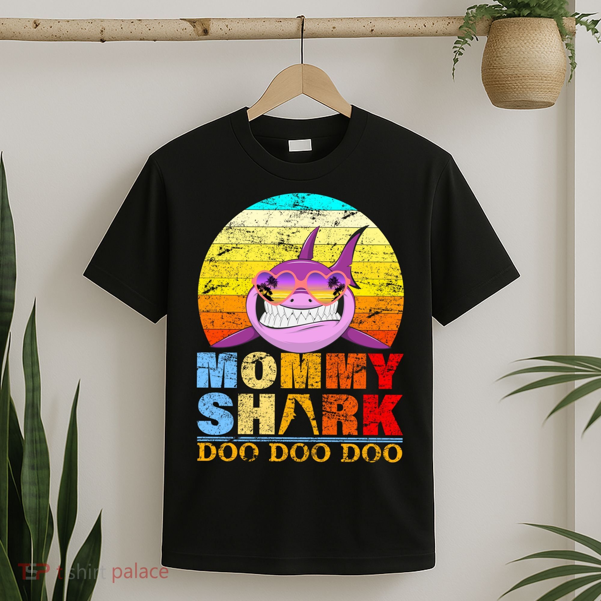 Funny Beach Mommy Shark Doo T-Shirt