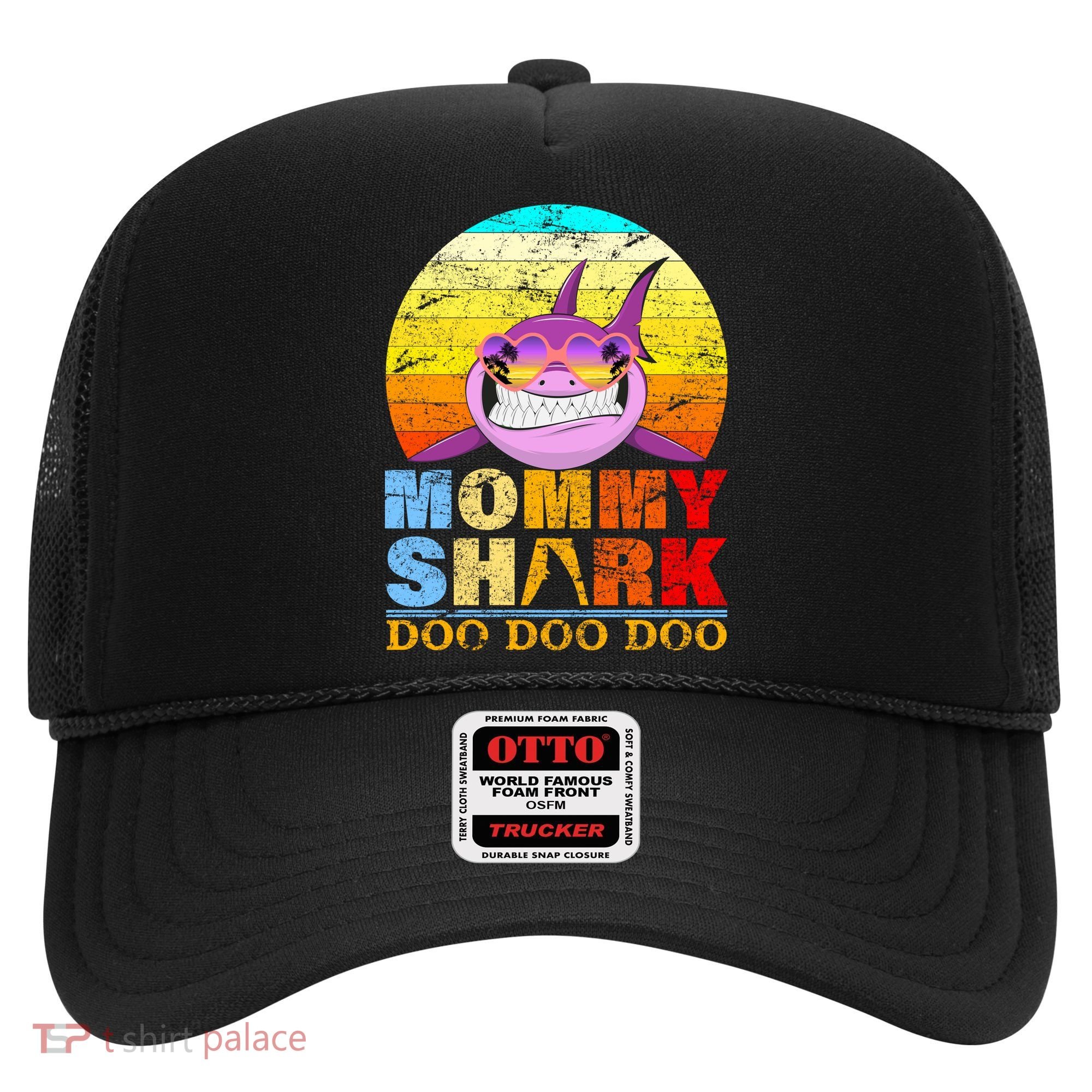 Funny Beach Mommy Shark Doo Hat