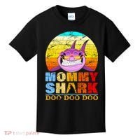 Funny Beach Mommy Shark Doo Kids T-Shirt thumb 0