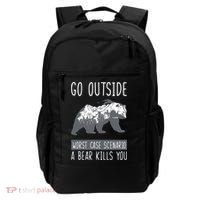 Funny Bear Camping Backpack thumb 0