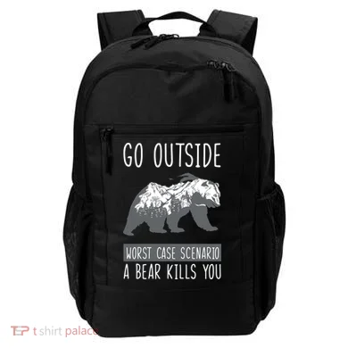 Funny Bear Camping Backpack