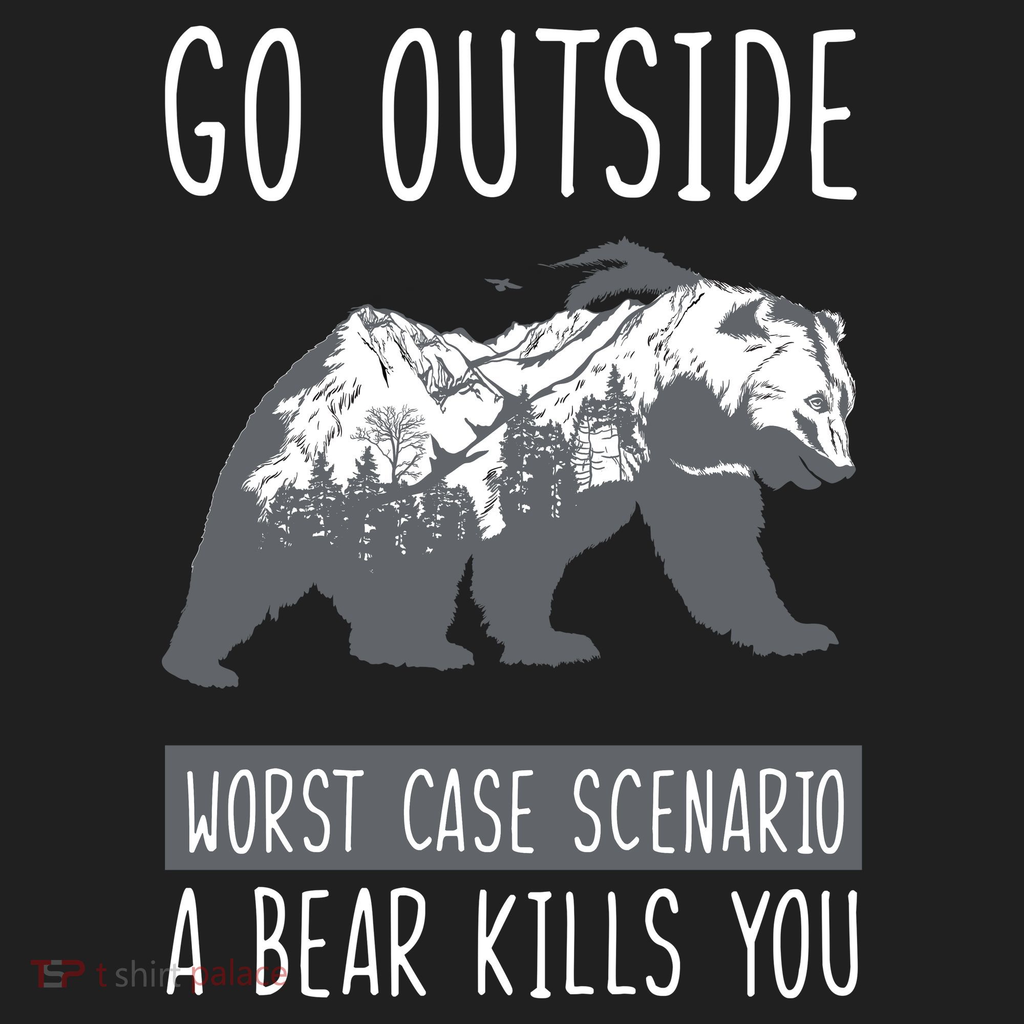 Funny Bear Camping Beanie