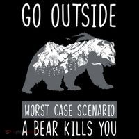 Funny Bear Camping Tote Bag thumb 4
