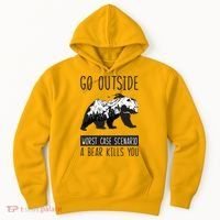 Funny Bear Camping Hoodie thumb 0