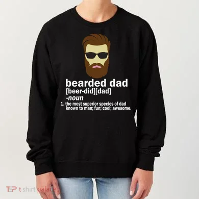 Funny Bearded Dad Definition  Women's Sweatshirt