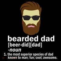 Funny Bearded Dad Definition  Doggie Tank thumb 4
