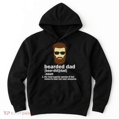Funny Bearded Dad Definition  Hoodie