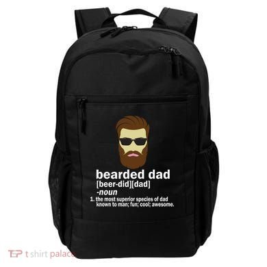 Funny Bearded Dad Definition  Backpack