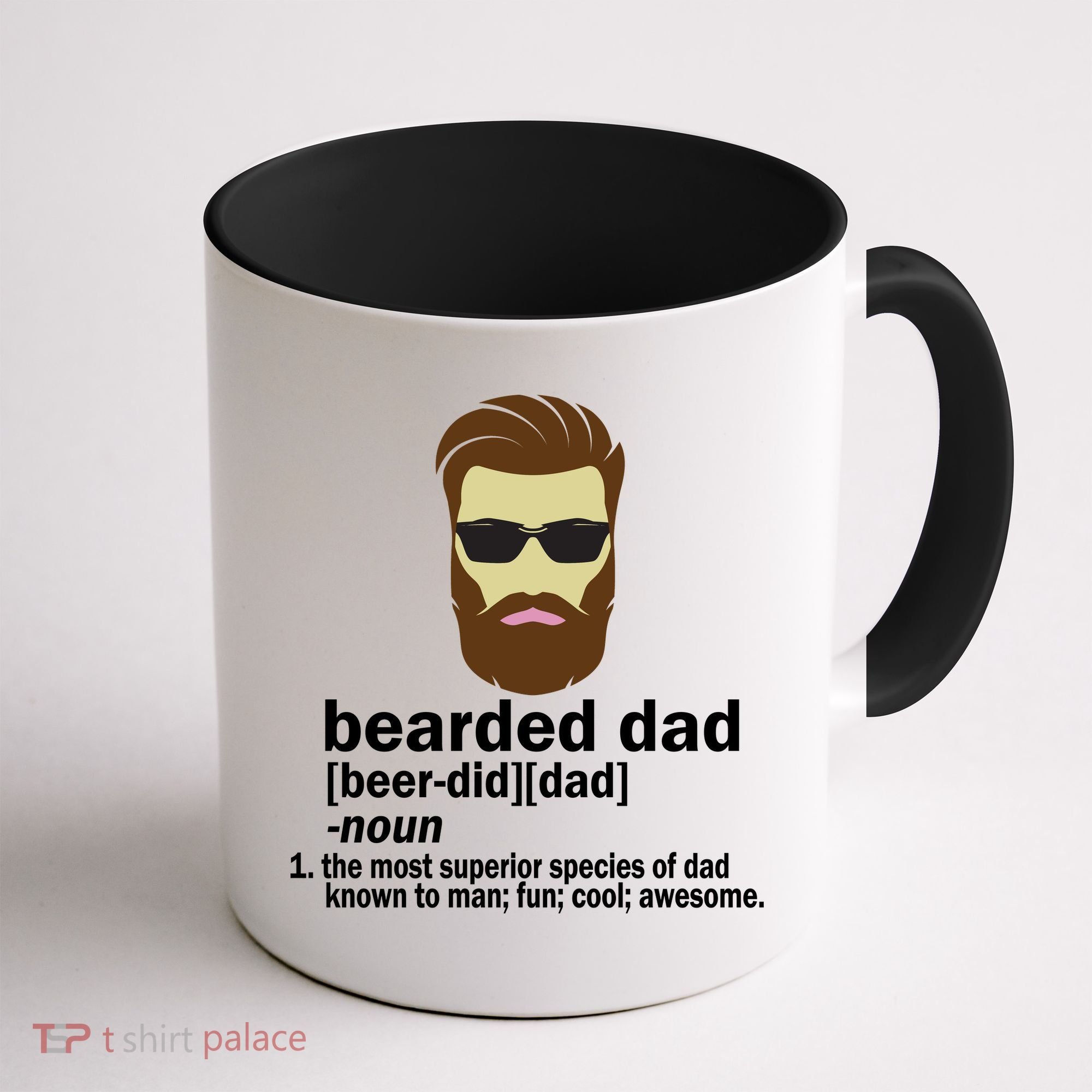 Funny Bearded Dad Definition  Coffee Mug