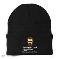 Funny Bearded Dad Definition  Beanie thumb 0