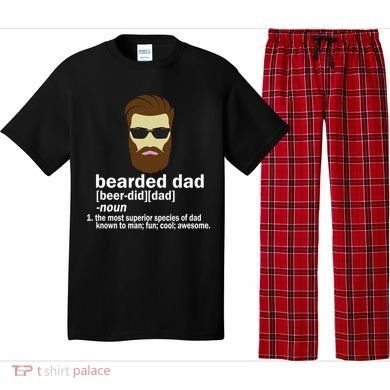 Funny Bearded Dad Definition  Pajama Set