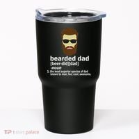 Funny Bearded Dad Definition  Tumbler thumb 0