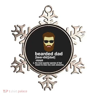 Funny Bearded Dad Definition  Ornament