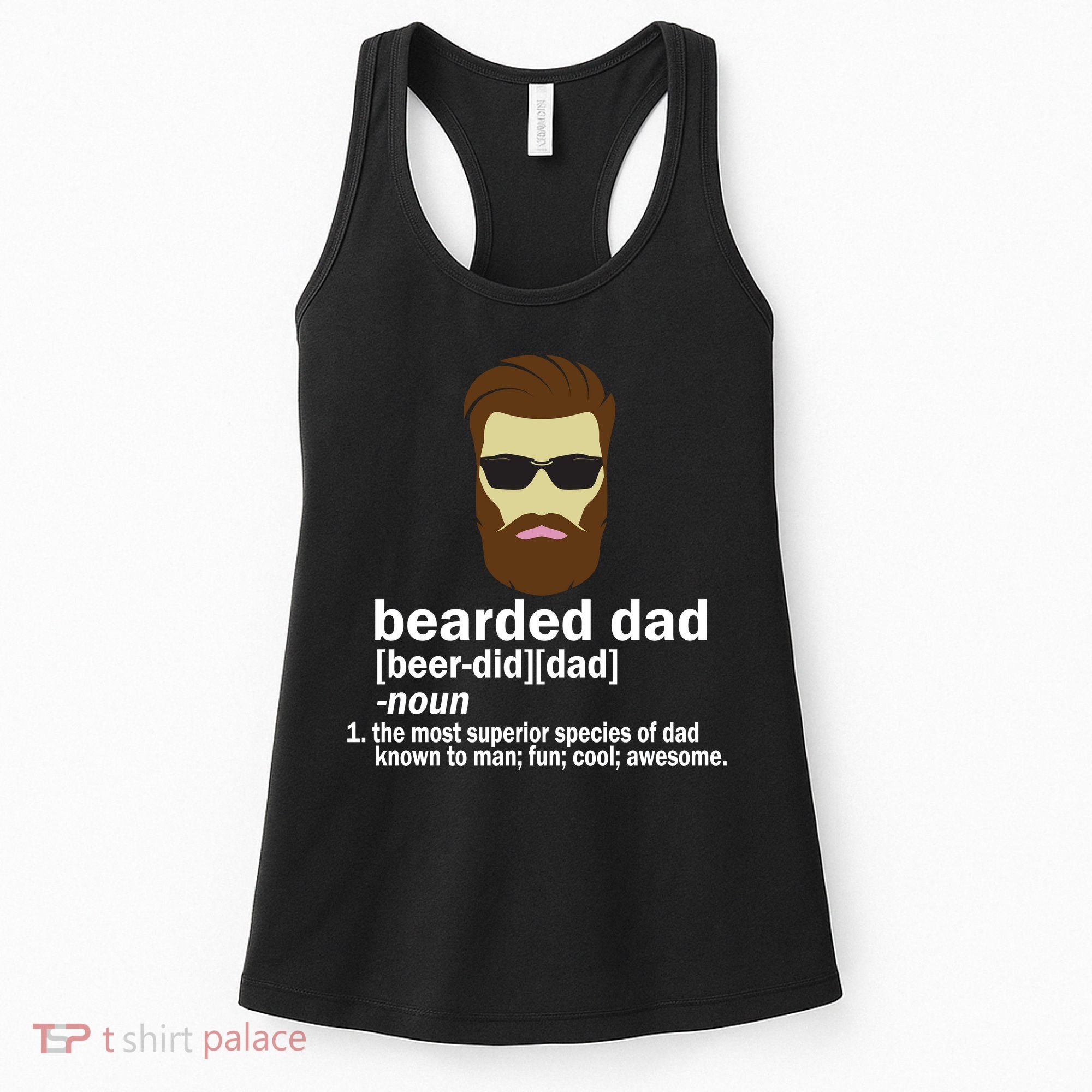 Funny Bearded Dad Definition  Women's Tank Top
