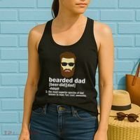 Funny Bearded Dad Definition  Women's Tank Top thumb 2