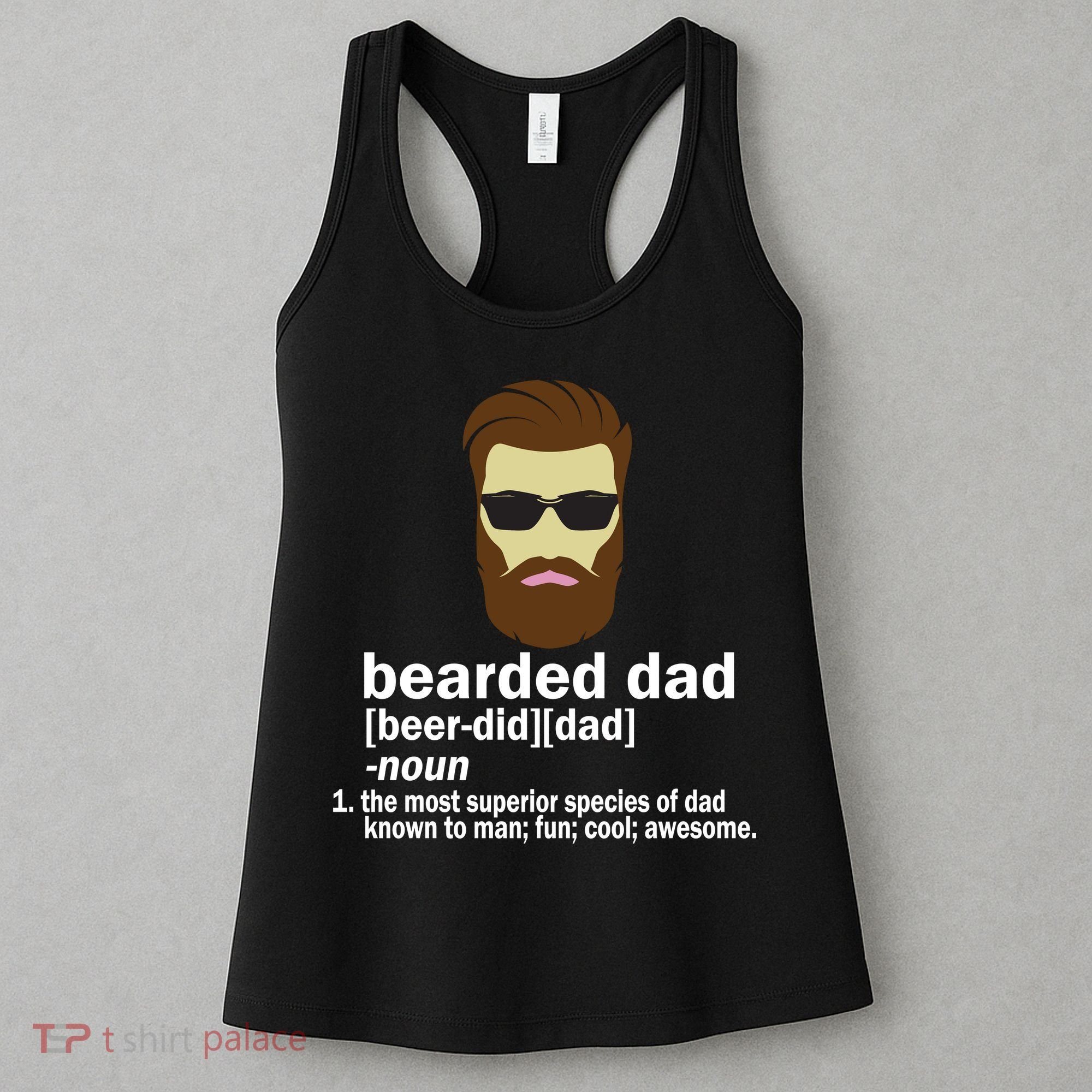 Funny Bearded Dad Definition  Women's Tank Top