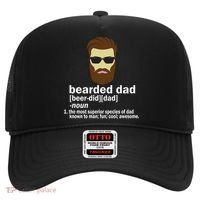 Funny Bearded Dad Definition  Hat thumb 0