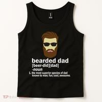 Funny Bearded Dad Definition  Tank Top thumb 2