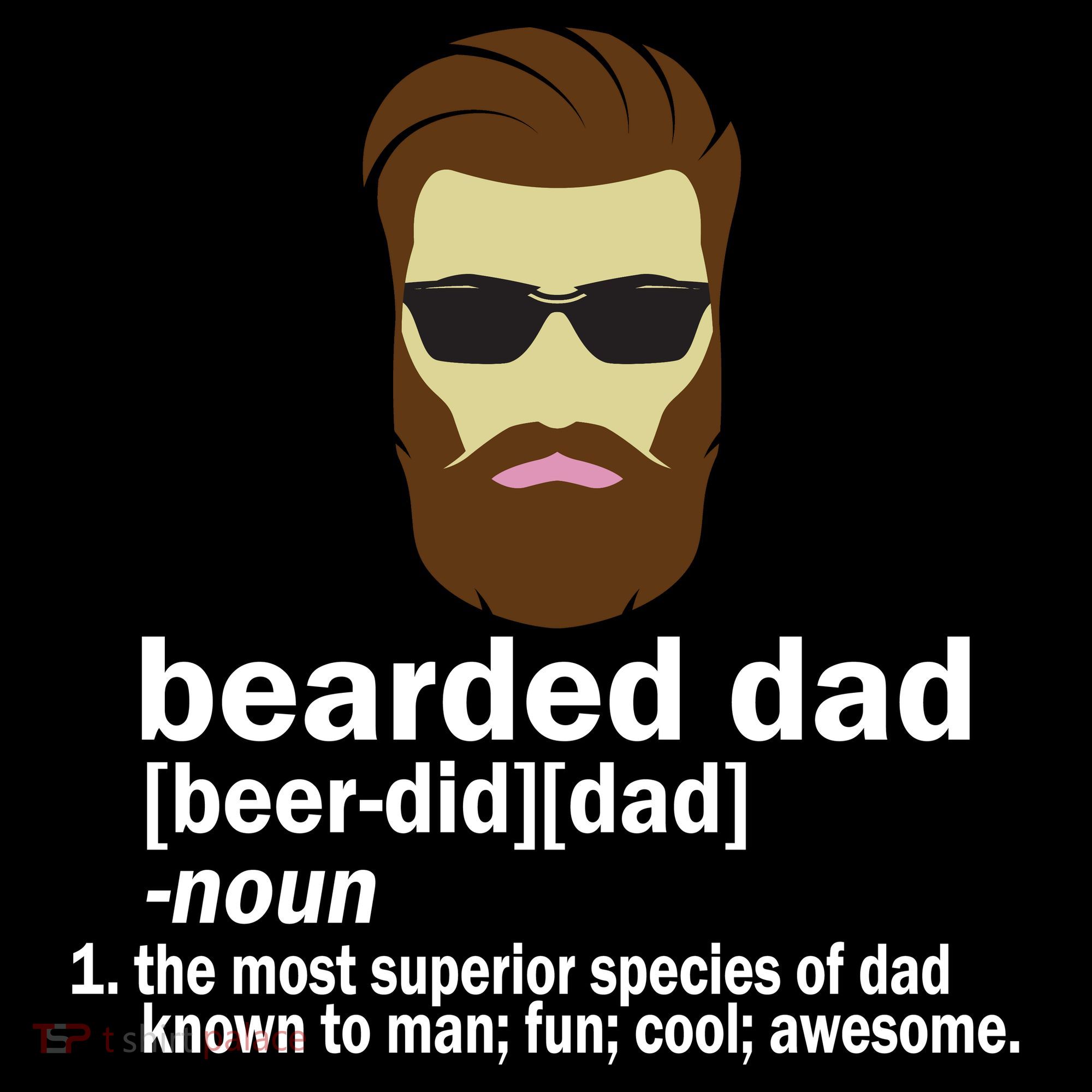 Funny Bearded Dad Definition  Kids Sweatshirt