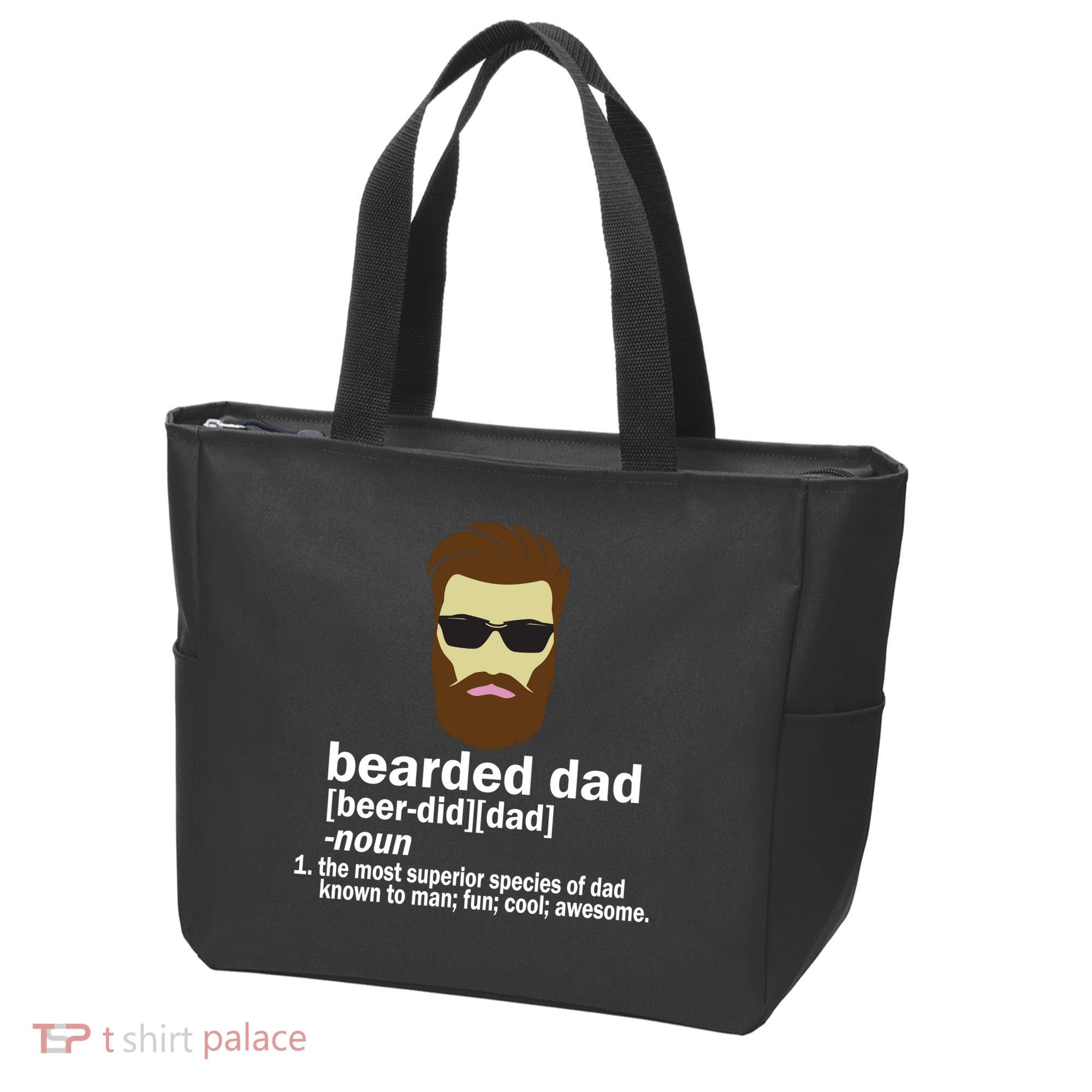Funny Bearded Dad Definition  Tote Bag