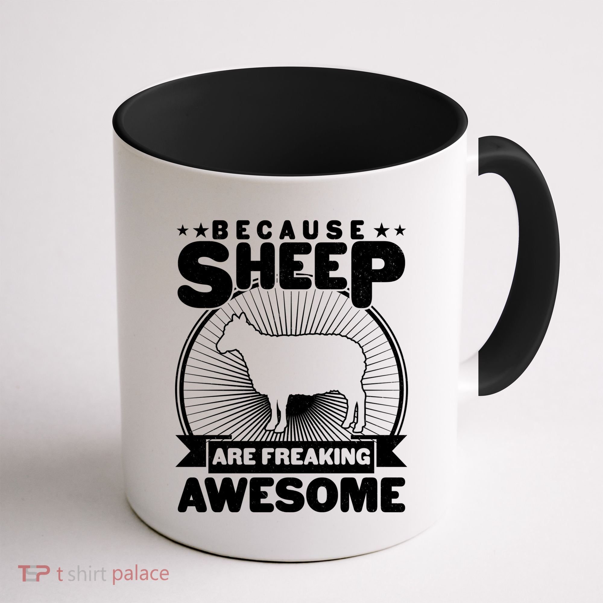Funny Because Sheep Are Freaking Awesome Coffee Mug