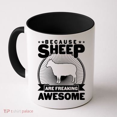 Funny Because Sheep Are Freaking Awesome Coffee Mug