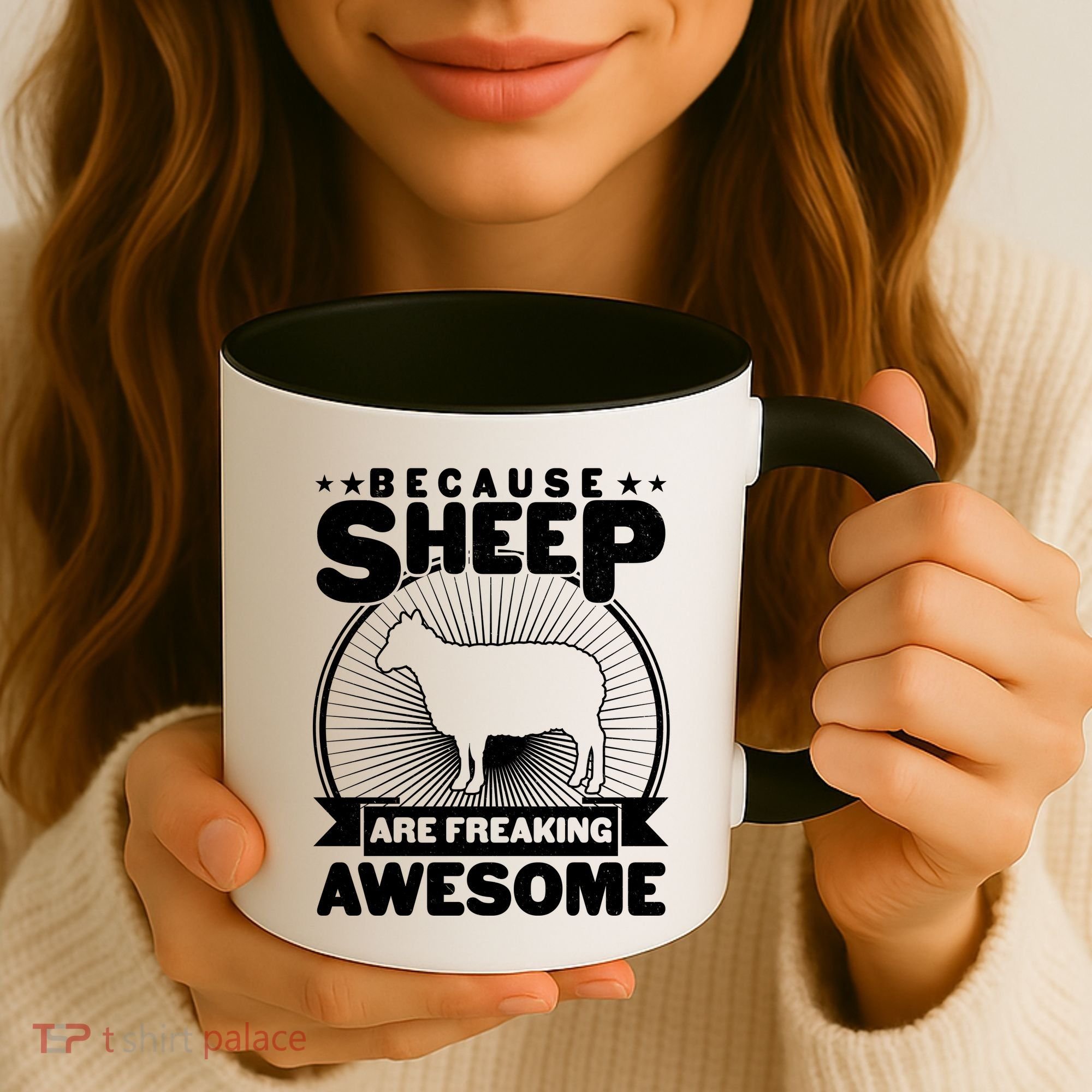 Funny Because Sheep Are Freaking Awesome Coffee Mug